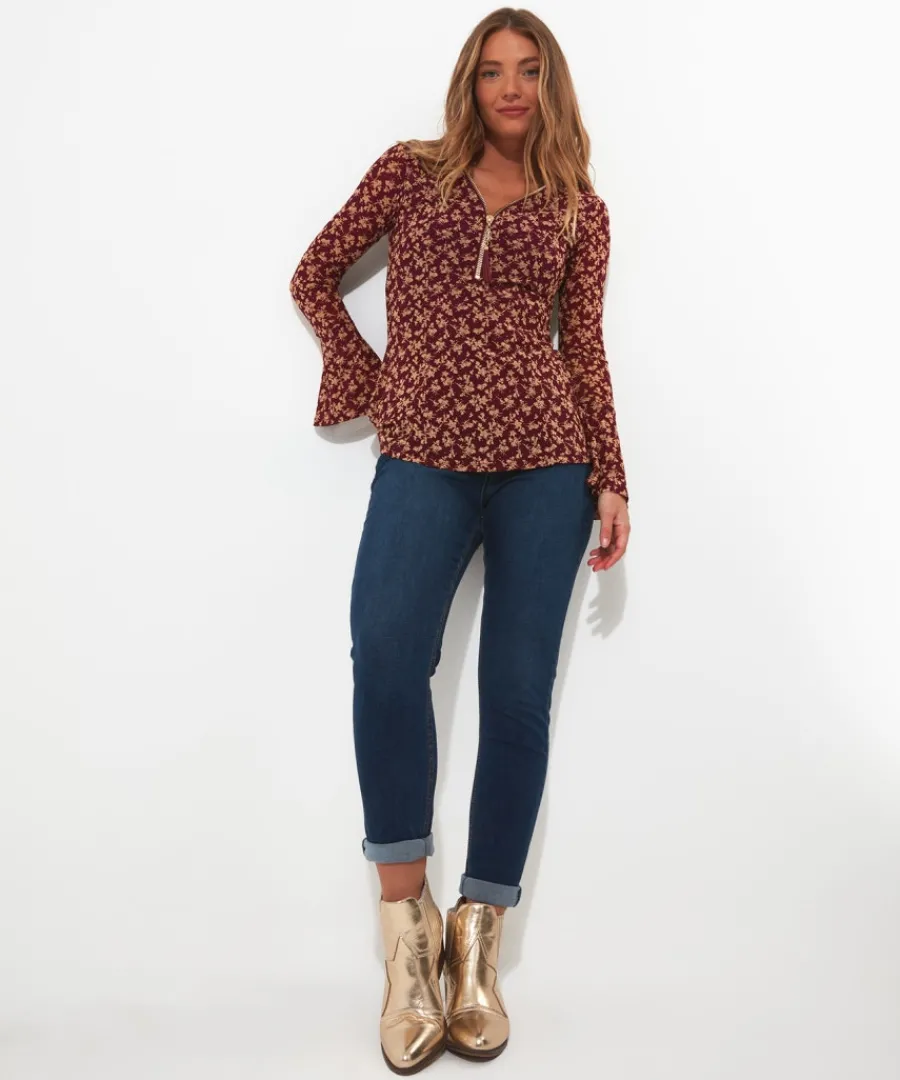 beautiful_zip_top_2.webp Joe Browns Tops& Tunics & Shirts<Beautiful Zip Top