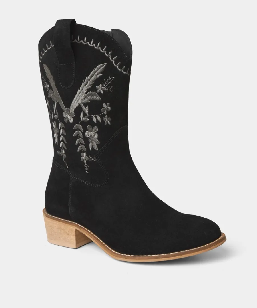 Joe Browns Boots & Shoes<Belvedere Embroidered Suede Boots