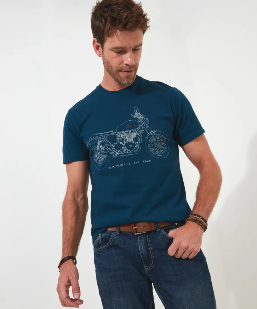 Joe Browns T-Shirts & Tops<Blue Print Of The Road Tee