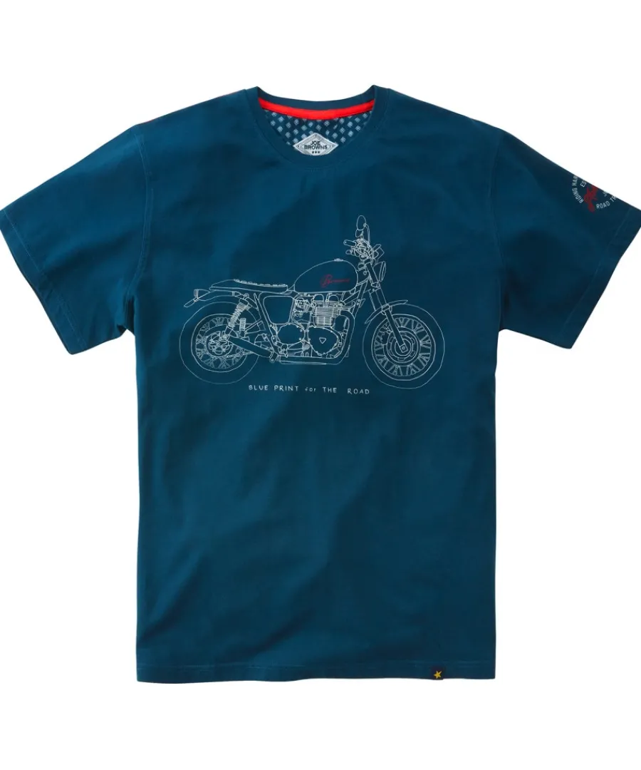 Joe Browns T-Shirts & Tops<Blue Print Of The Road Tee