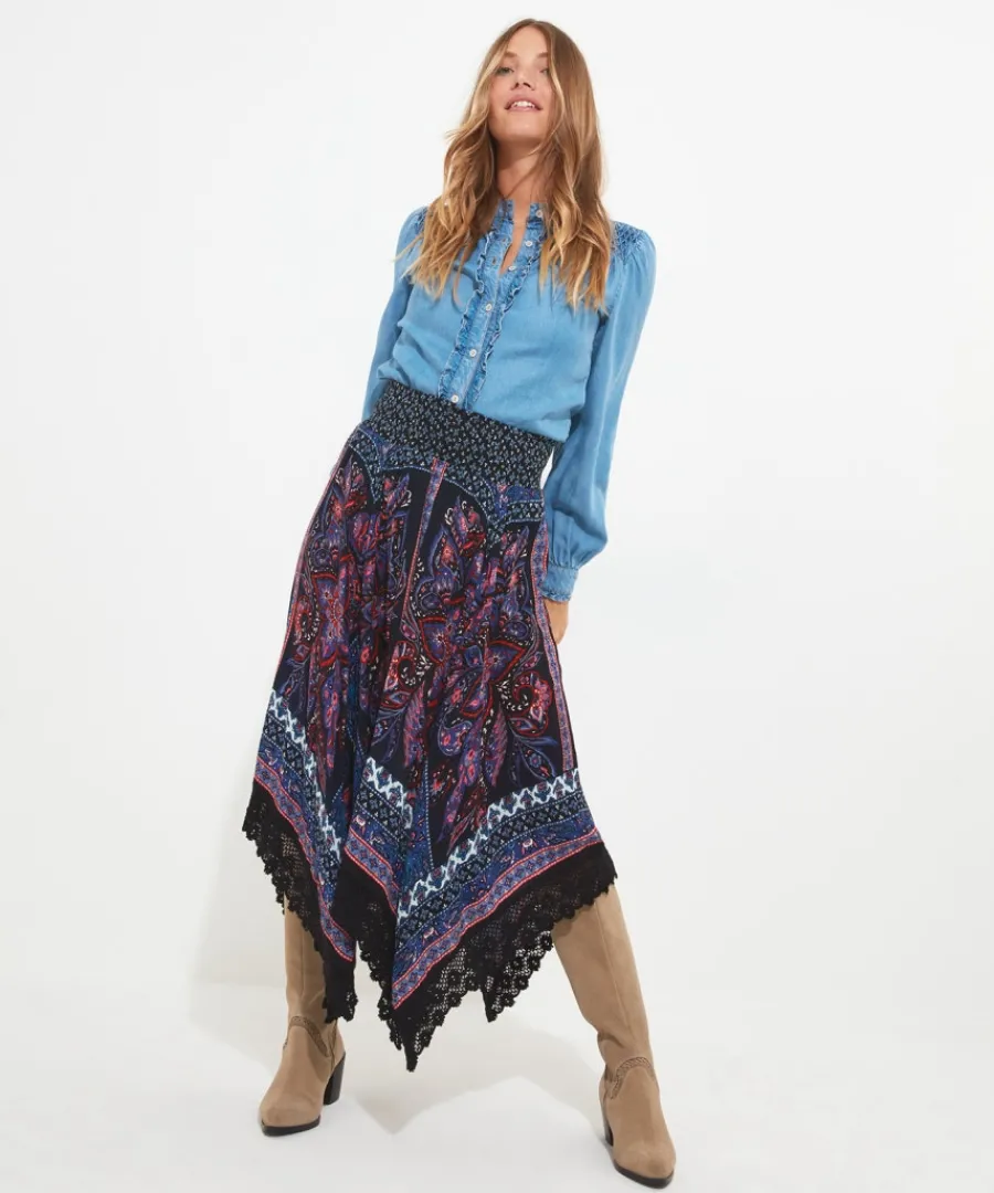 Joe Browns Skirts<Boho Babe Hanky Hem Skirt