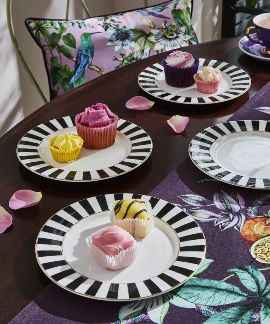 Joe Browns Tableware & Dining<Bombay Duck Sophisticated Stripe Tea Plates