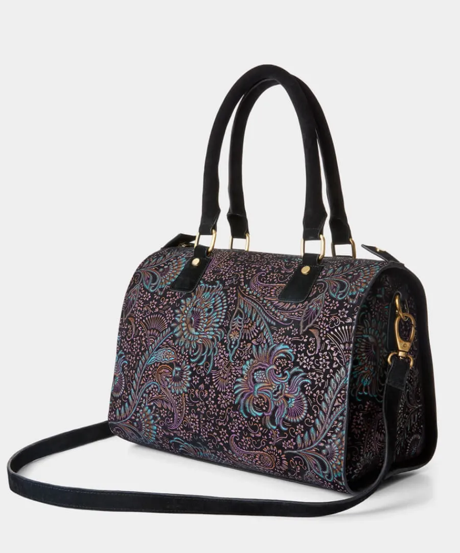 carmen_print_suede_weekender_bag_2.webp Joe Browns Handbags & Purses<Carmen Print Suede Weekender Bag
