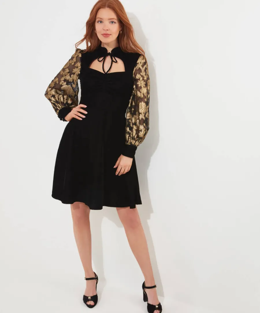 celeste_velvet_dress_3.webp Joe Browns Dresses<Celeste Velvet Dress