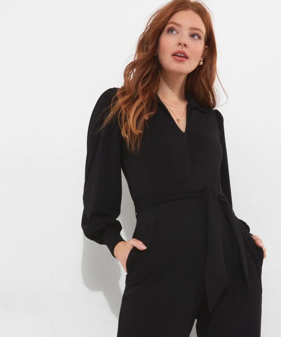 charming_zipped_jumpsuit_2.webp Joe Browns Jeans & Trousers<Charming Zipped Jumpsuit