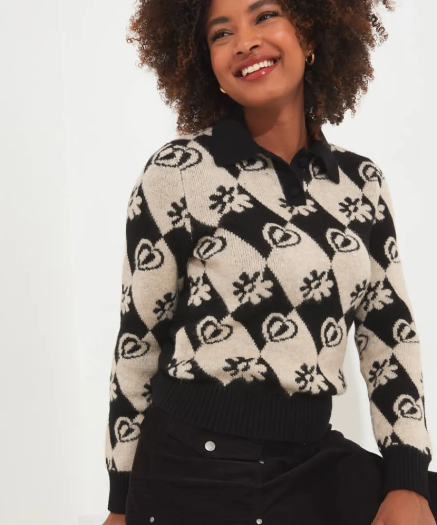 Joe Browns Knitwear & Cardigans<Check Mate Collared Jumper