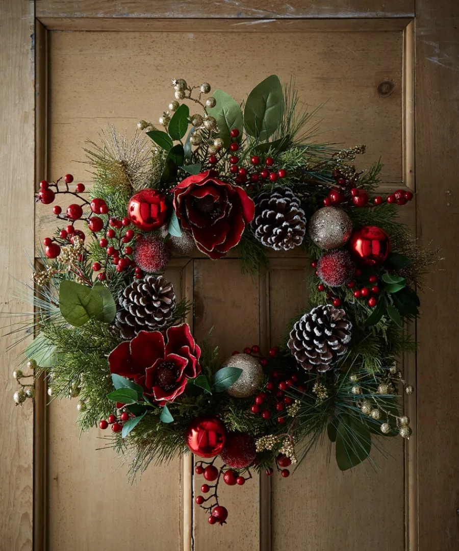 Joe Browns Christmas Decorations<Christmas Magnolia Wreath