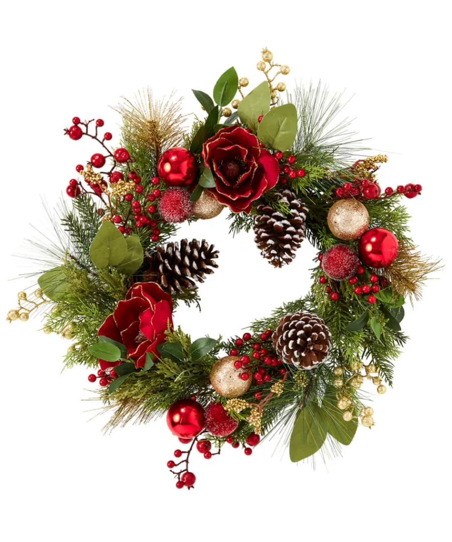 Joe Browns Christmas Decorations<Christmas Magnolia Wreath