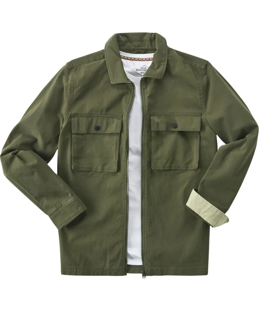 confident_and_cool_overshirt_1.webp Joe Browns Shirts<Confident And Cool Overshirt