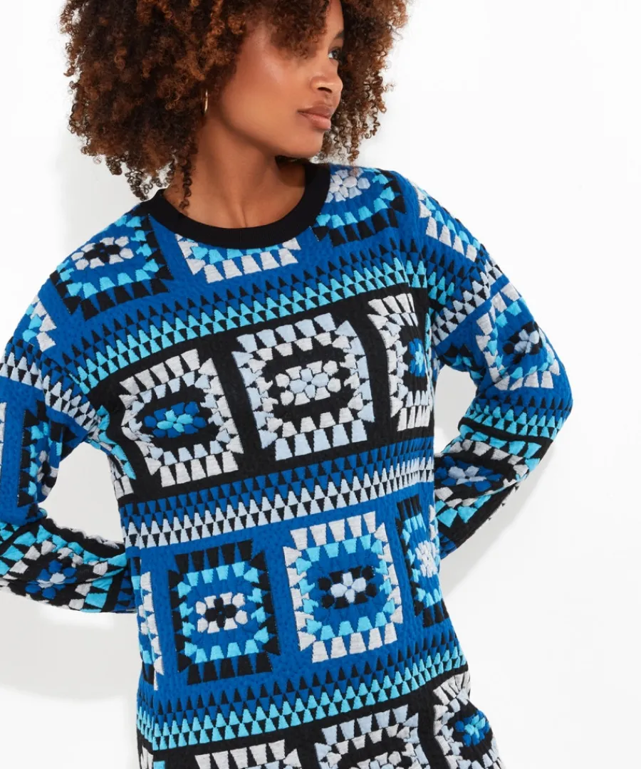 Joe Browns Tops& Tunics & Shirts<Crochet Effect Sweat Tunic Dress