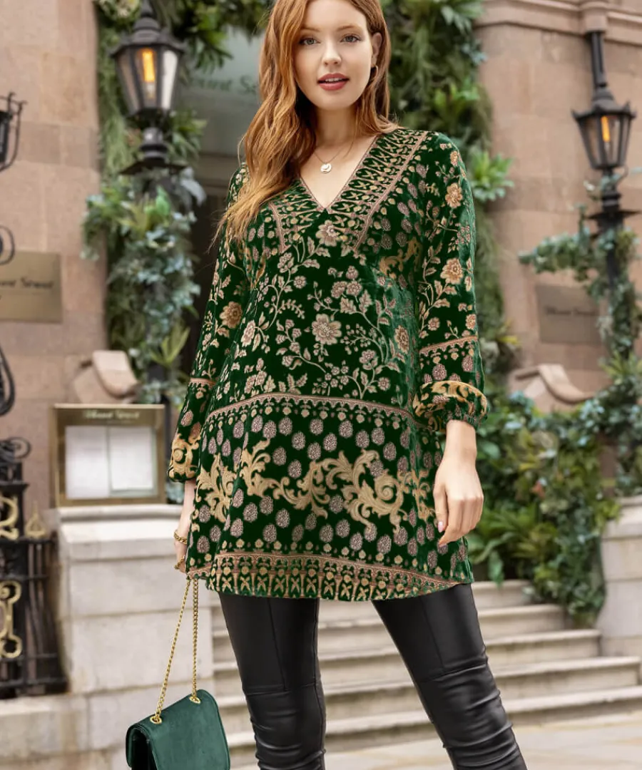 destiny_devore_tunic_2.webp Joe Browns Dresses<Destiny Devore Tunic