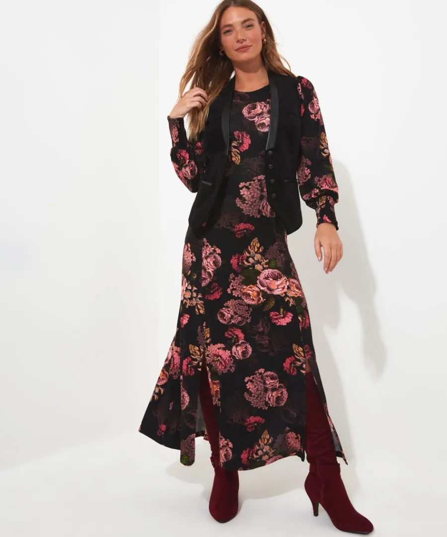 Joe Browns Dresses<Dramatic Florals Jersey Dress