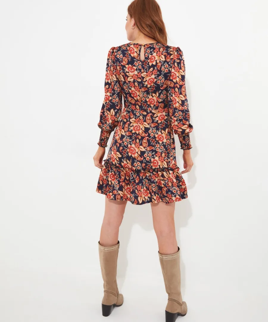 elle_printed_satin_dress_3.webp Joe Browns Dresses<Elle Printed Satin Dress