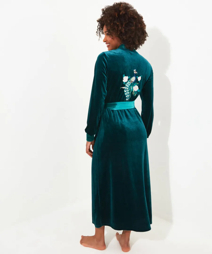 embroidered_dressing_gown_4.webp Joe Browns Gifts<Embroidered Dressing Gown