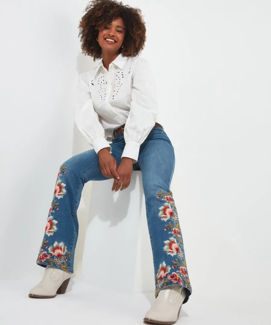 emma_embroidered_jeans_2.webp Joe Browns Jeans & Trousers<Emma Embroidered Jeans