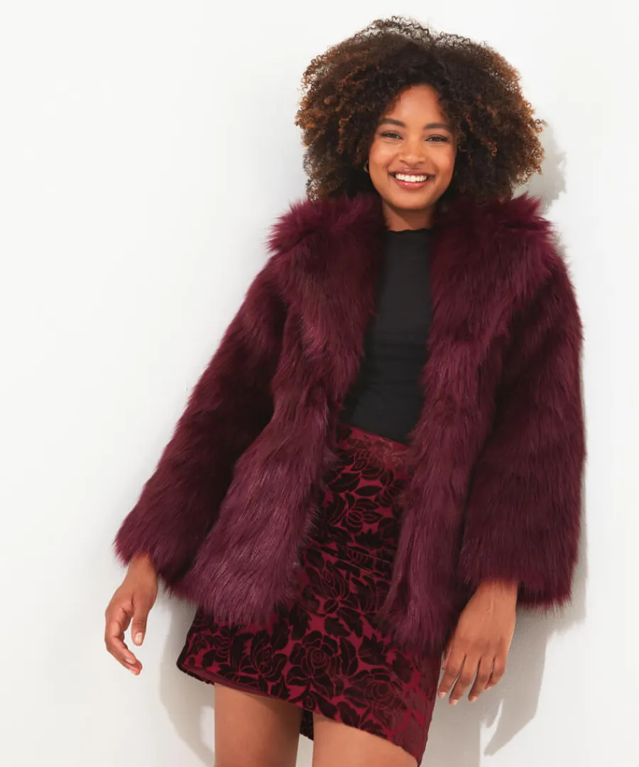 Joe Browns Coats & Jackets<Fabulous Faux Fur Coat