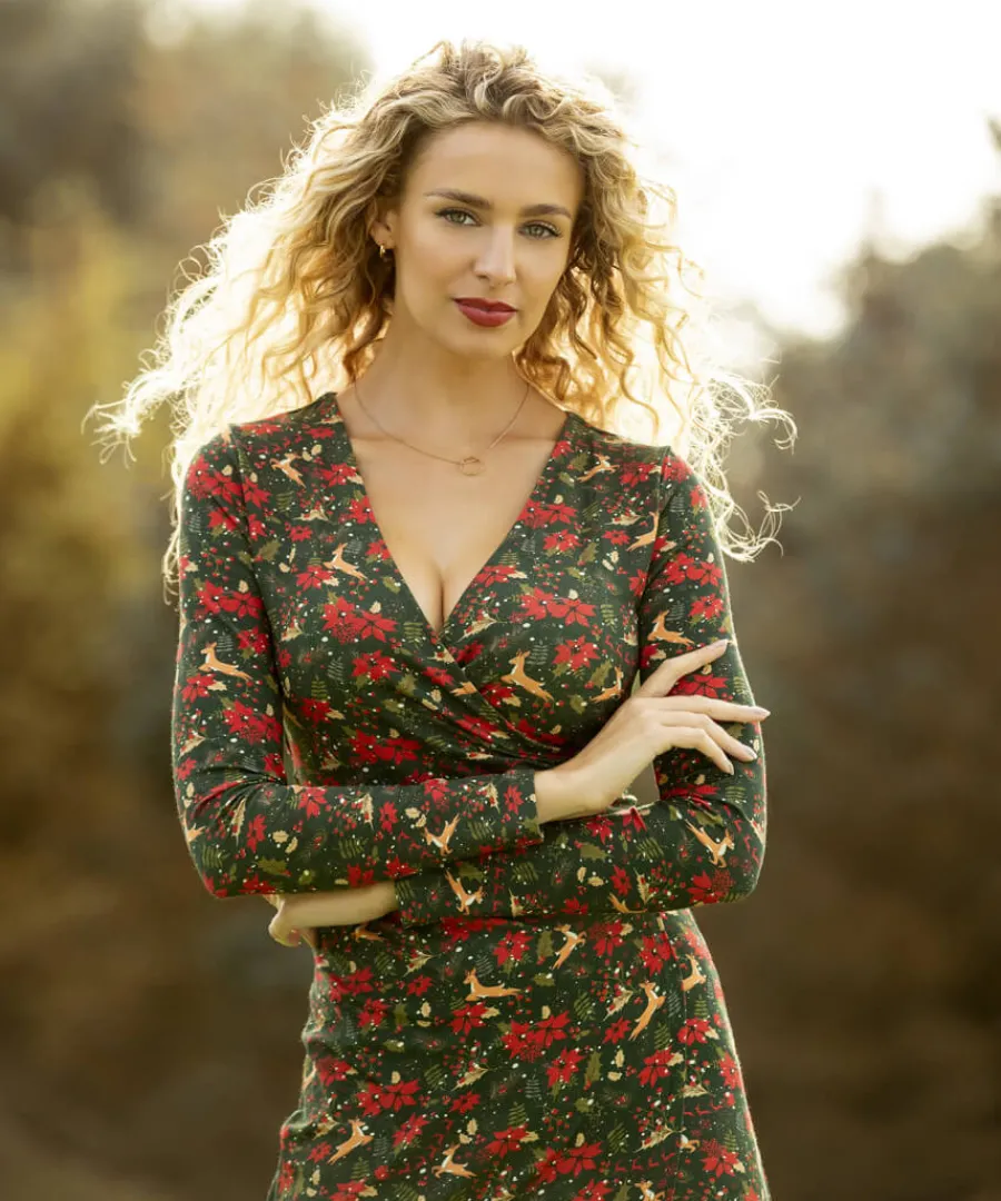 fabulously_festive_wrap_dress_6.webp Joe Browns Dresses<Fabulously Festive Wrap Dress