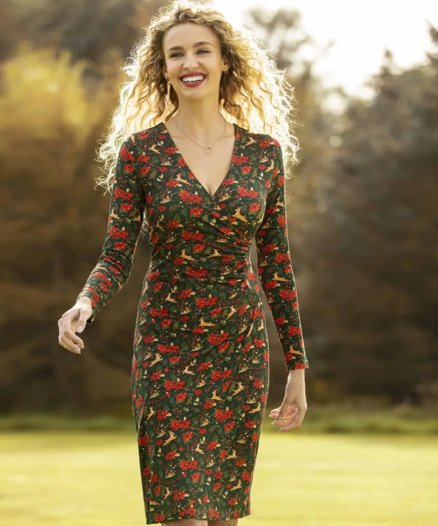 fabulously_festive_wrap_dress_7.webp Joe Browns Dresses<Fabulously Festive Wrap Dress