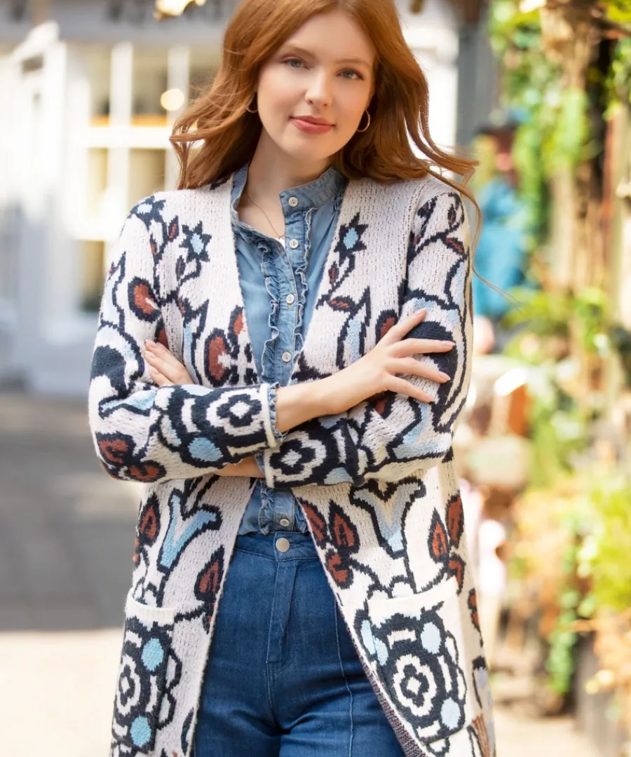 fancy_floral_cardigan_7.webp Joe Browns Knitwear & Cardigans<Fancy Floral Cardigan