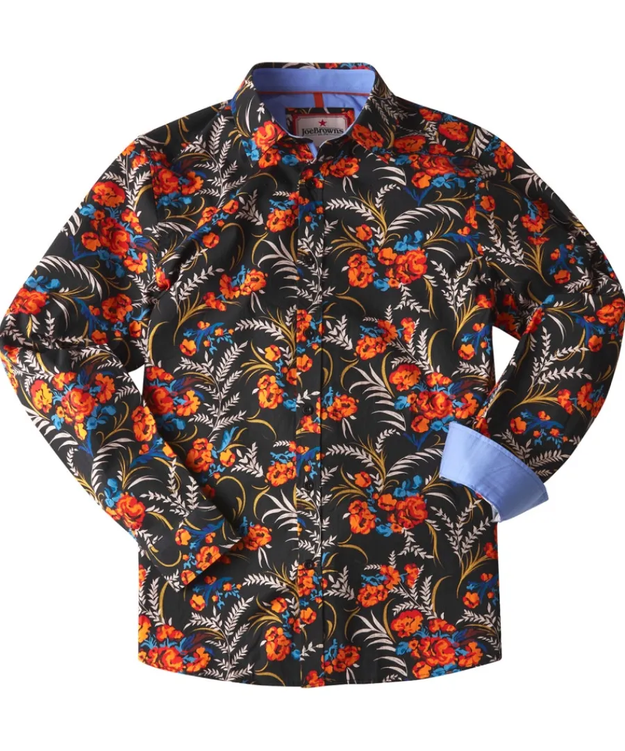 fiery_fun_floral_shirt_1.webp Joe Browns Shirts<Fiery Fun Floral Shirt