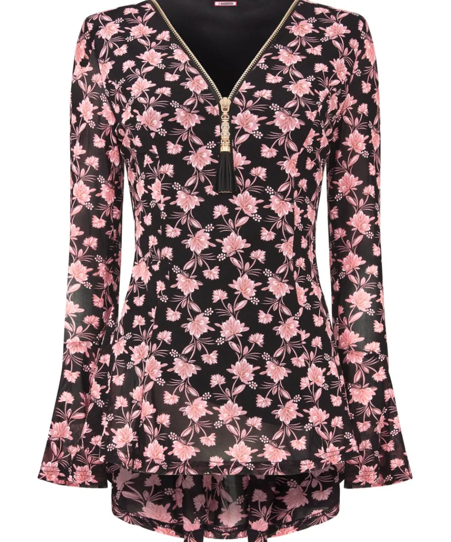 Joe Browns Tops& Tunics & Shirts<Floral Zip Top