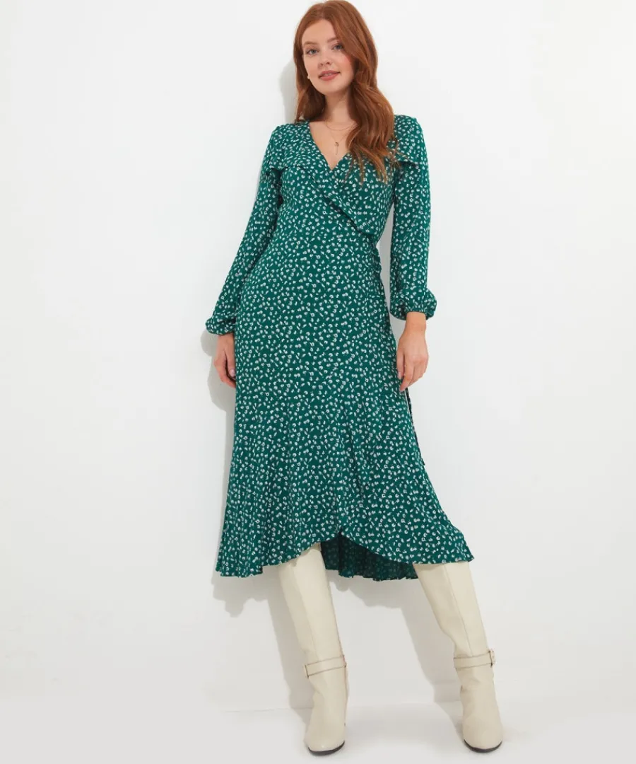 Joe Browns Dresses<Florrie Wrap Frill Dress