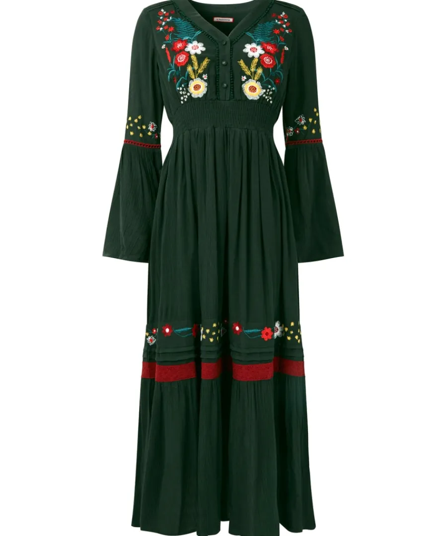 Joe Browns Dresses<Folky Floral Embroidered Dress