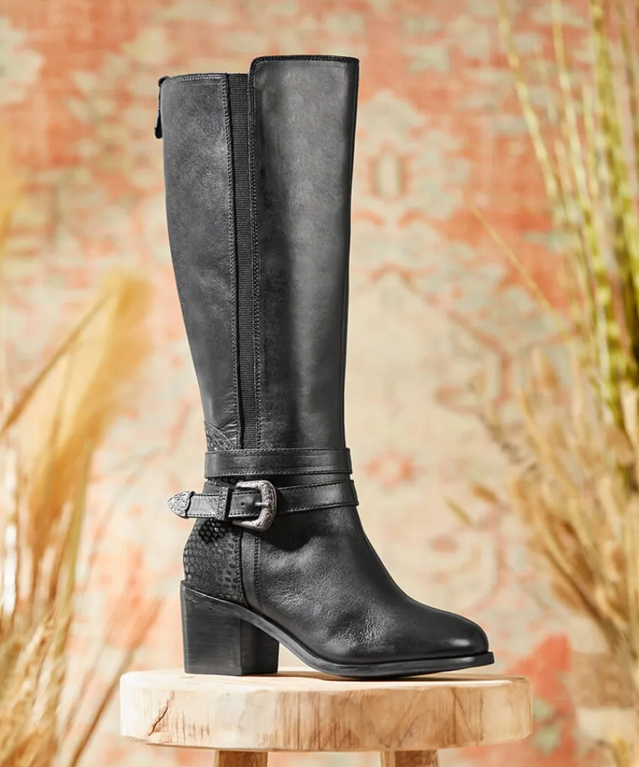Joe Browns Boots & Shoes<Gigi Premium Leather Rider Boots