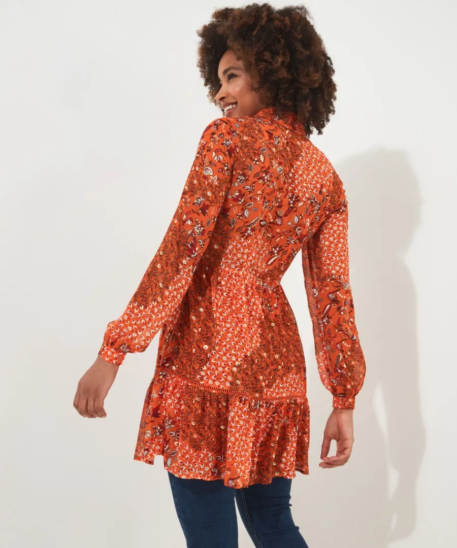 golden_sunset_tunic_dress_4.webp Joe Browns Tops& Tunics & Shirts<Golden Sunset Tunic Dress