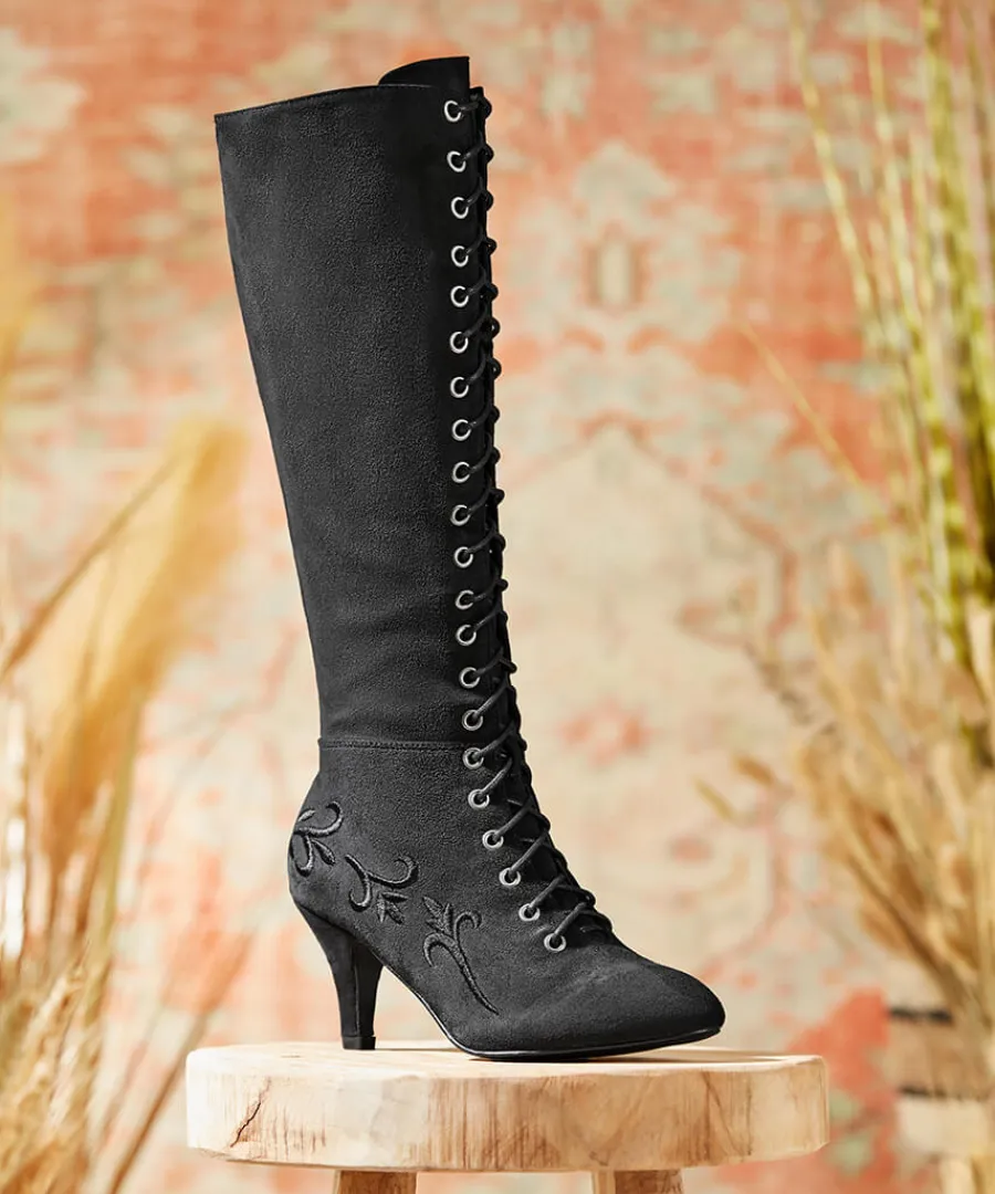 Joe Browns Boots & Shoes<Layla Lace Up Embroidered Boots
