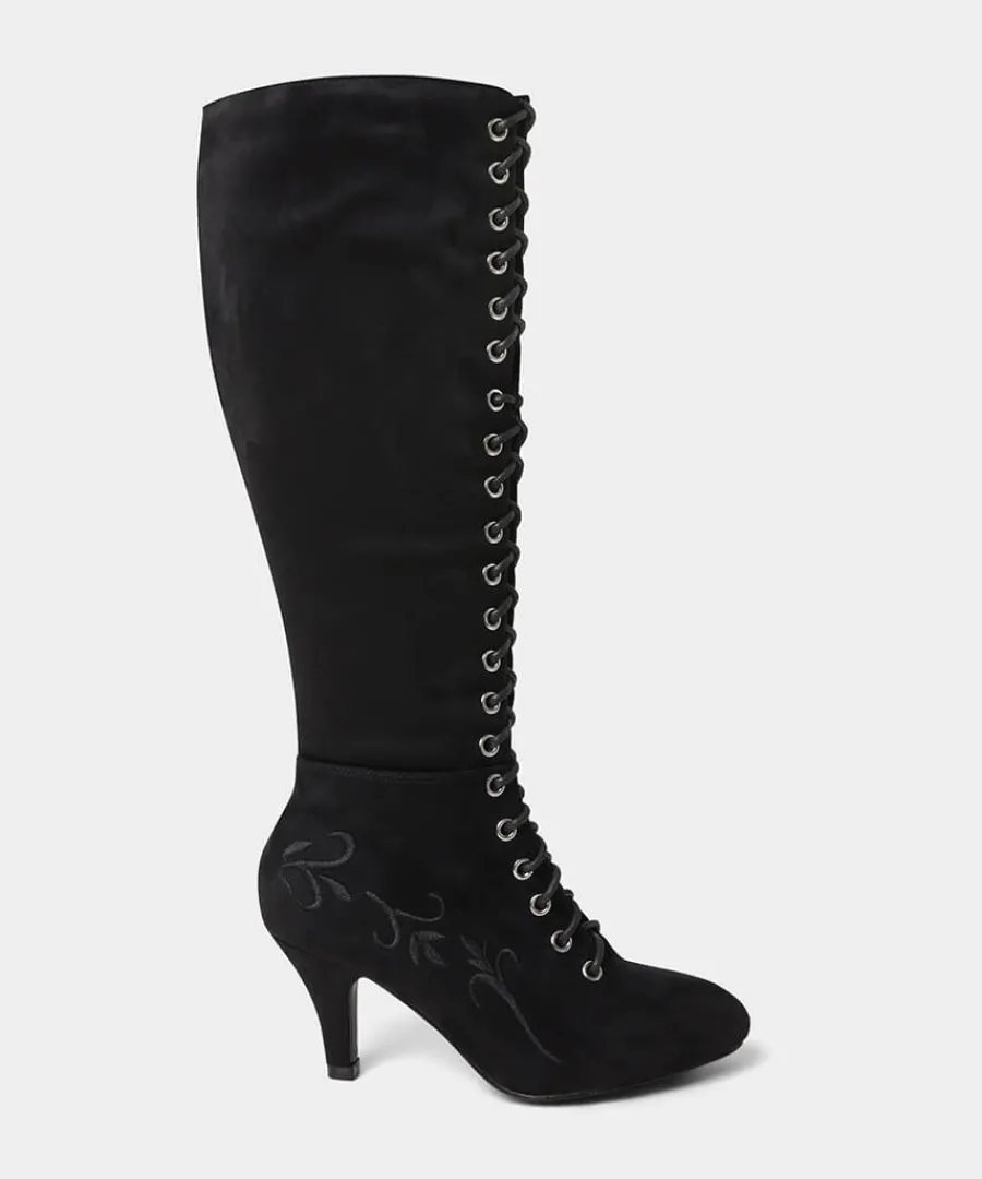 Joe Browns Boots & Shoes<Layla Lace Up Embroidered Boots