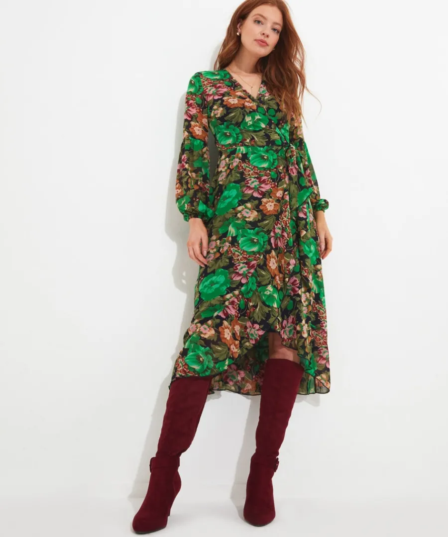 Joe Browns Dresses<Lily Printed Wrap Dress