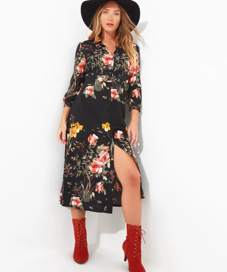 Joe Browns Dresses<Louisa Border Print Dress