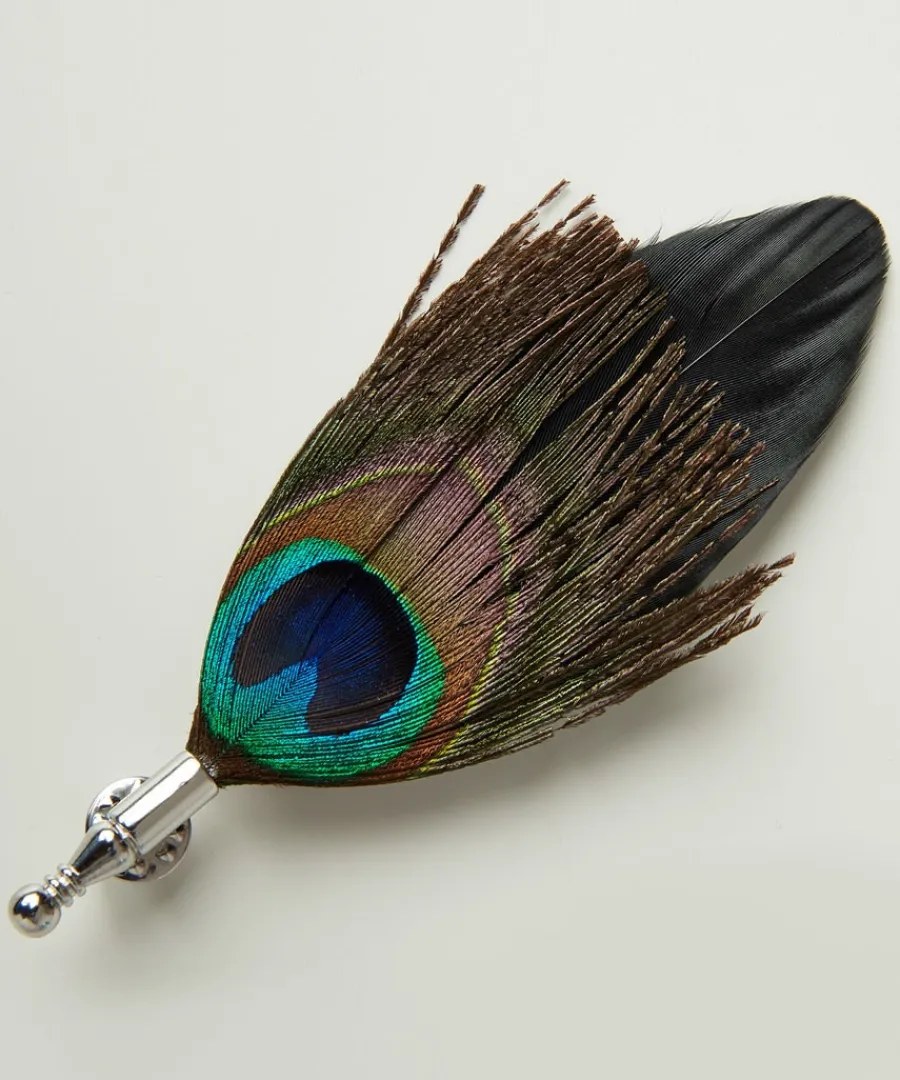 Joe Browns Accessories & Jewellery<Luxury Peacock Feather Pin