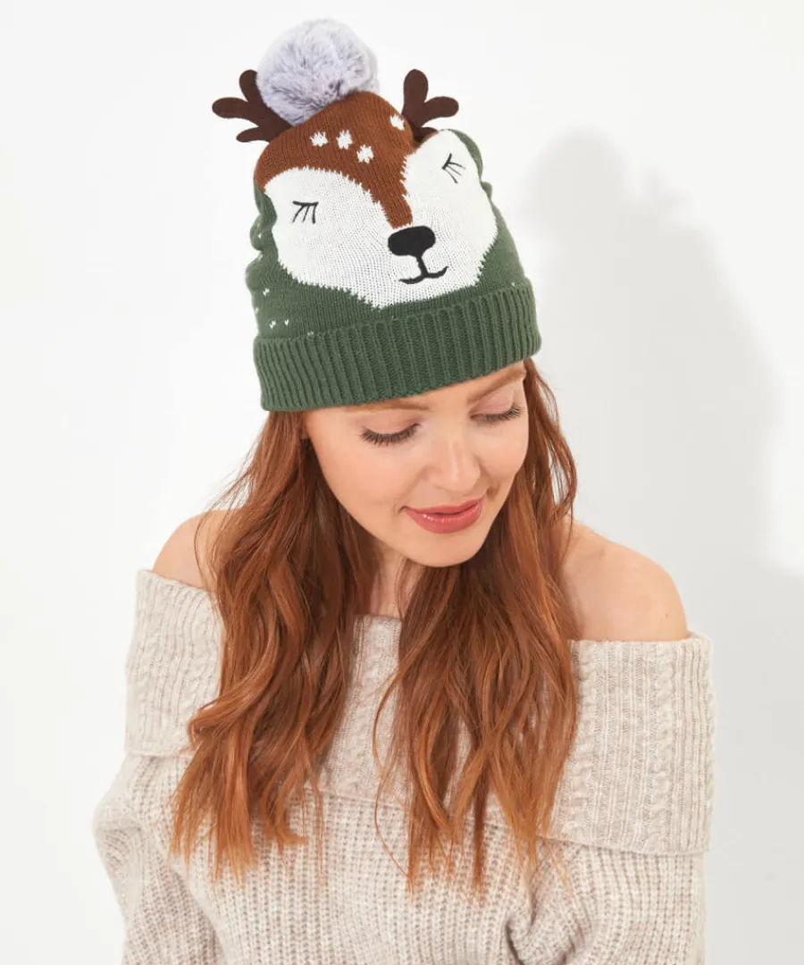 Joe Browns Gifts<Oh Deer Knitted Hat