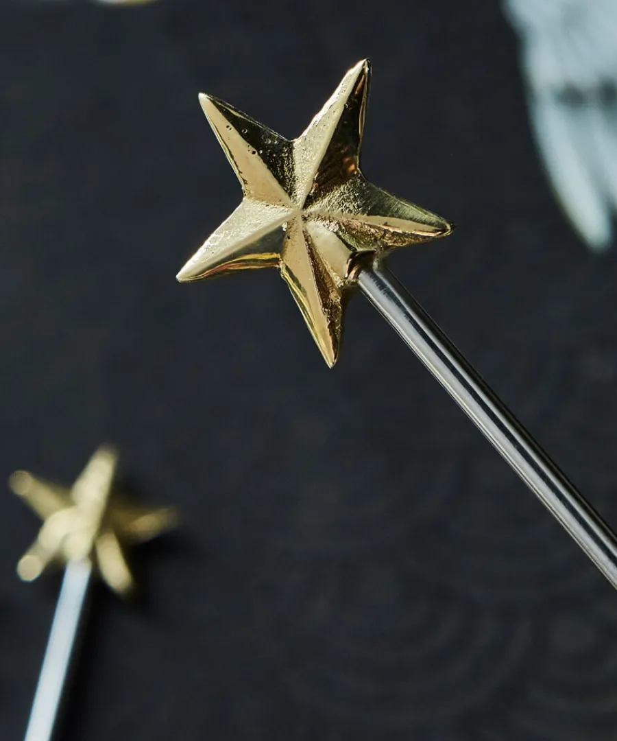 pack_of__star_drinks_stirrers_5.webp Joe Browns Gifts<Pack Of 4 Star Drinks Stirrers