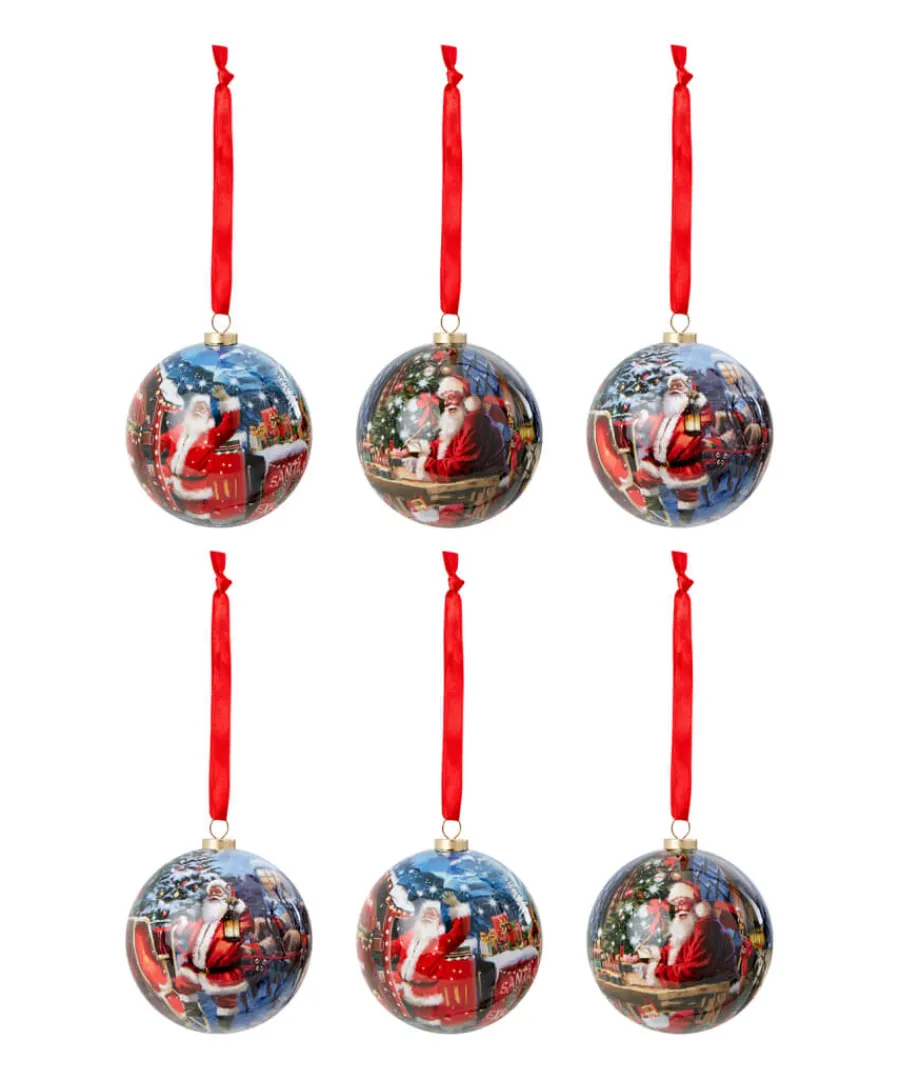 pack_of__traditional_christmas_baubles_1.webp Joe Browns Gifts<Pack Of 7 Traditional Christmas Baubles