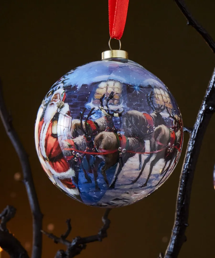 pack_of__traditional_christmas_baubles_3.webp Joe Browns Gifts<Pack Of 7 Traditional Christmas Baubles