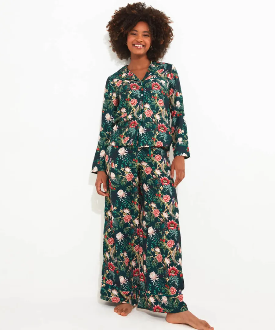 Joe Browns Gifts<Peacock Print Pyjama Bottoms