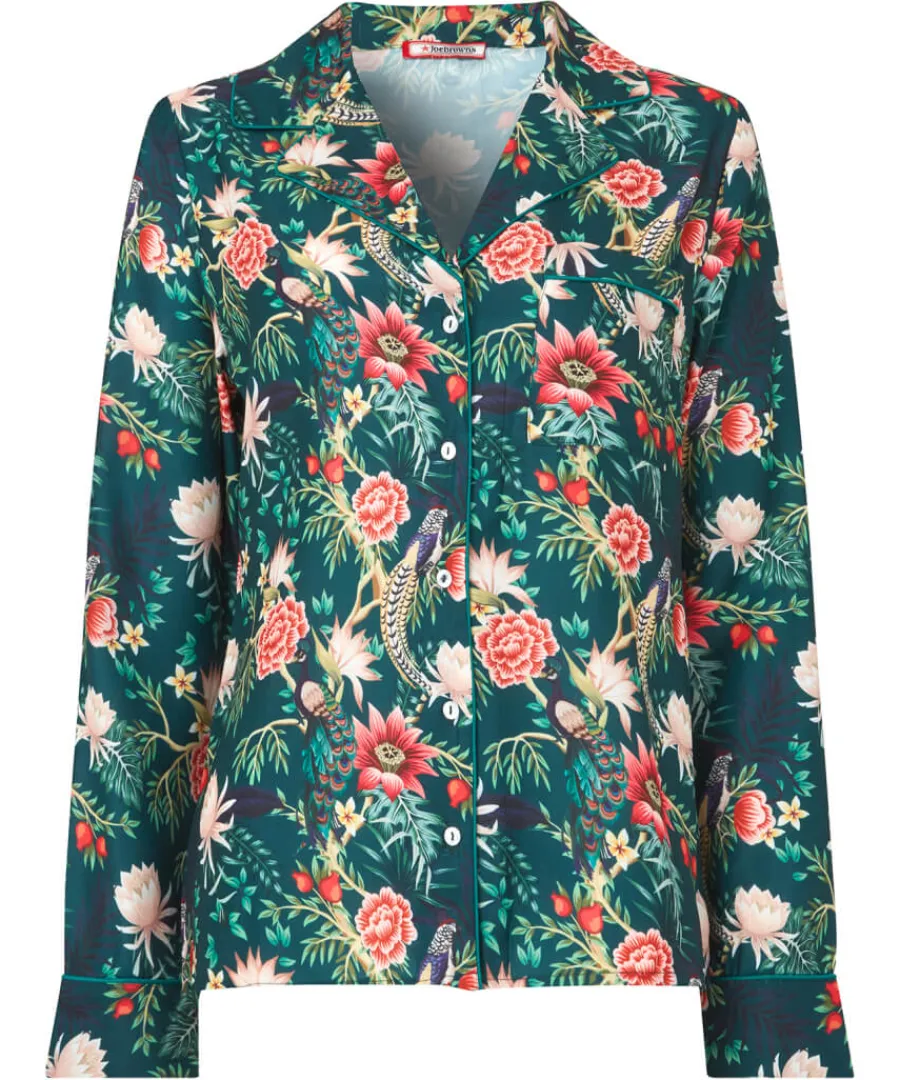 Joe Browns Gifts<Peacock Print Pyjama Top
