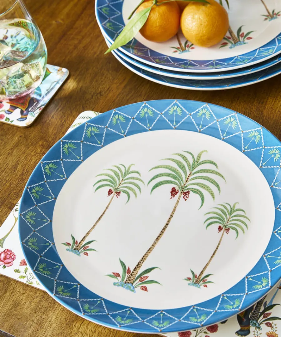 Joe Browns Nature Decor<Perfect Palm Set Of 4 Dinner Plates