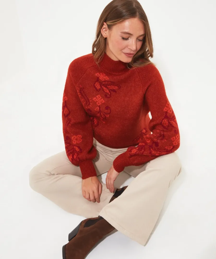 perfectly_paisley_jumper_4.webp Joe Browns Knitwear & Cardigans<Perfectly Paisley Jumper