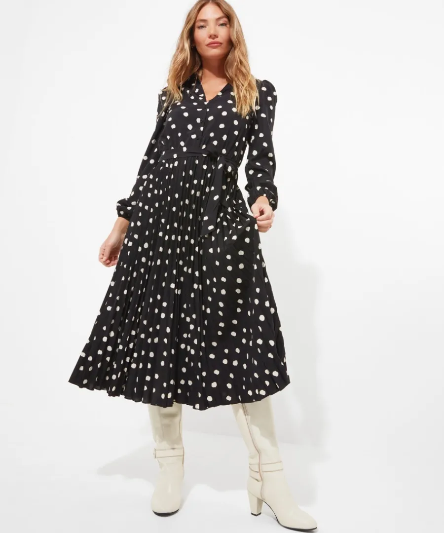 Joe Browns Dresses<Polly Spot Pleat Dress