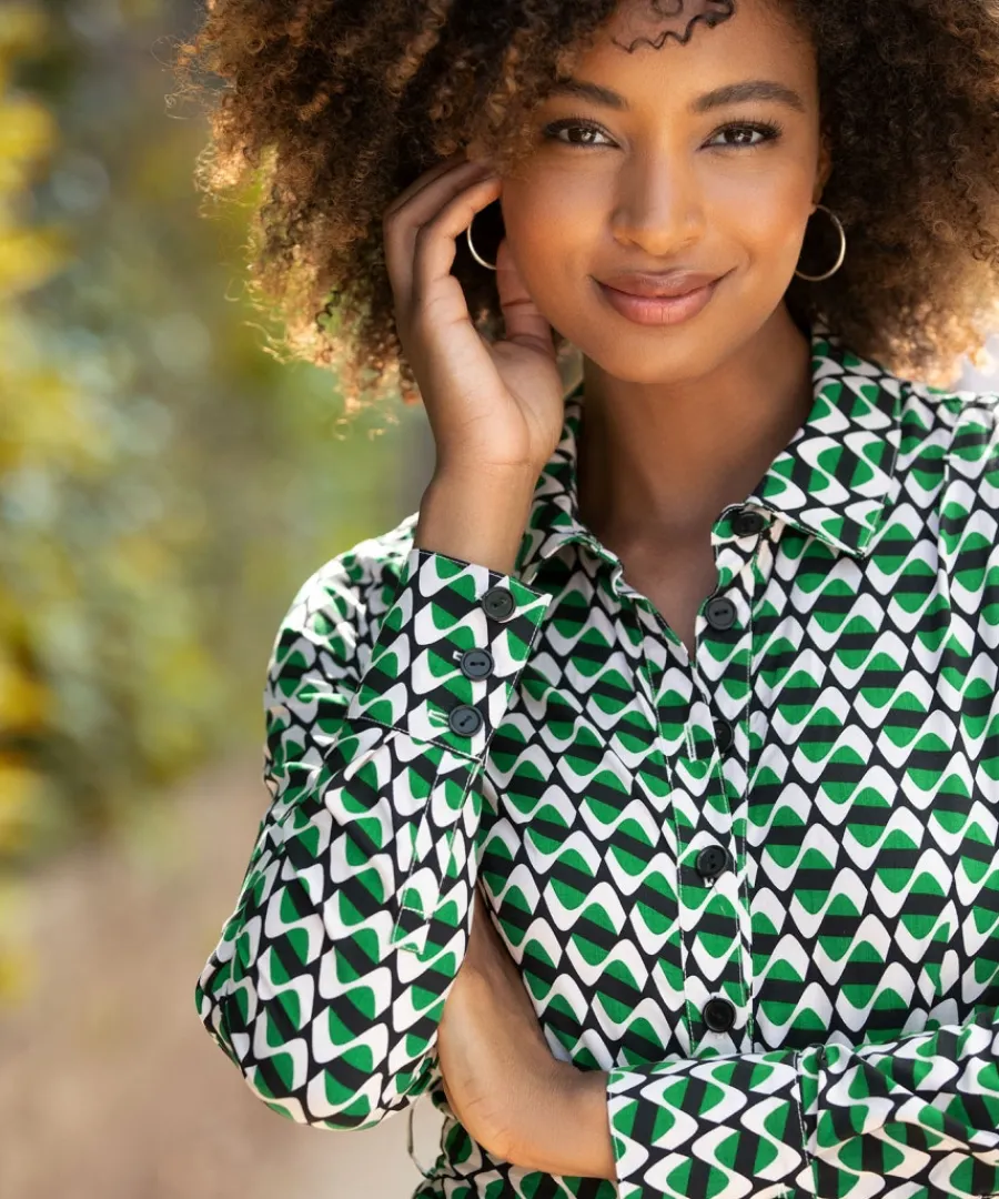 rita_geo_print_shirt_dress_5.webp Joe Browns Dresses<Rita Geo Print Shirt Dress