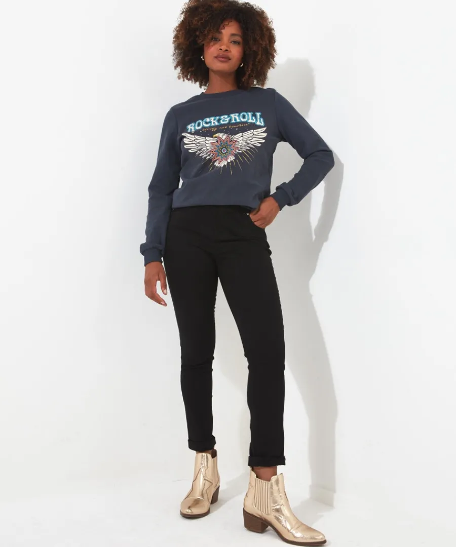 rock__roll_sweatshirt_2.webp Joe Browns Tops& Tunics & Shirts<Rock & Roll Sweatshirt