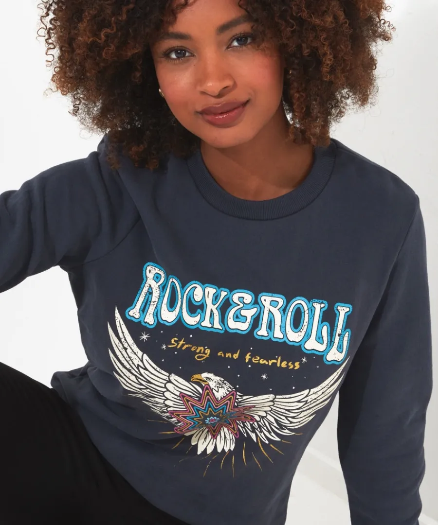 rock__roll_sweatshirt_4.webp Joe Browns Tops& Tunics & Shirts<Rock & Roll Sweatshirt