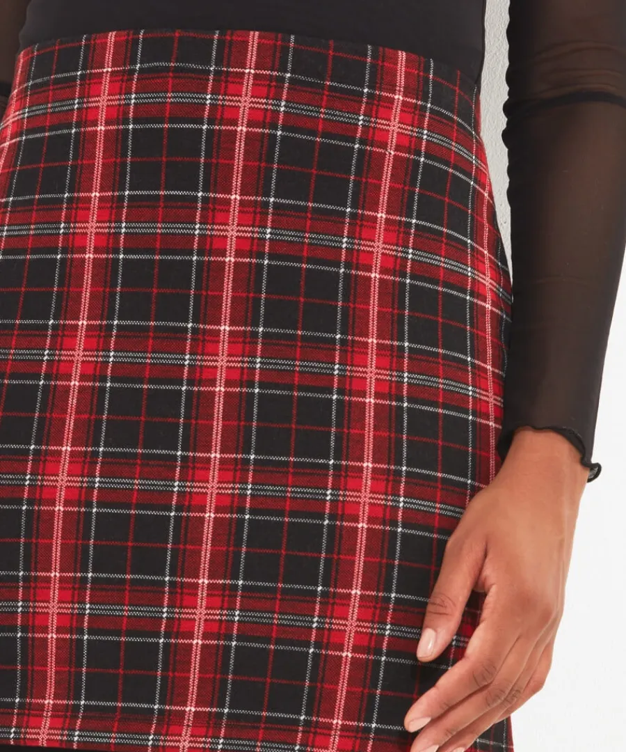 rock_check_skirted_leggings_4.webp Joe Browns Jeans & Trousers<Rock Check Skirted Leggings