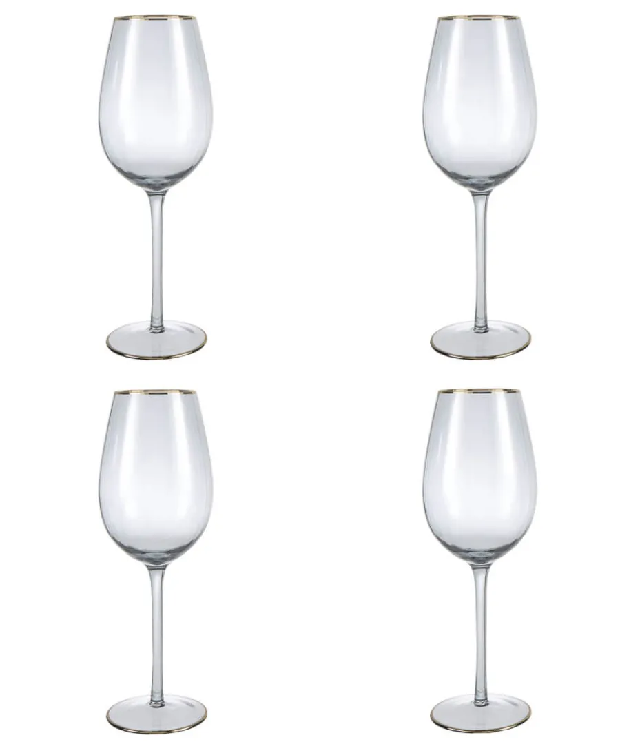 Joe Browns Tableware & Dining<Set Of 4 Elegant Smokey Grey Glasses