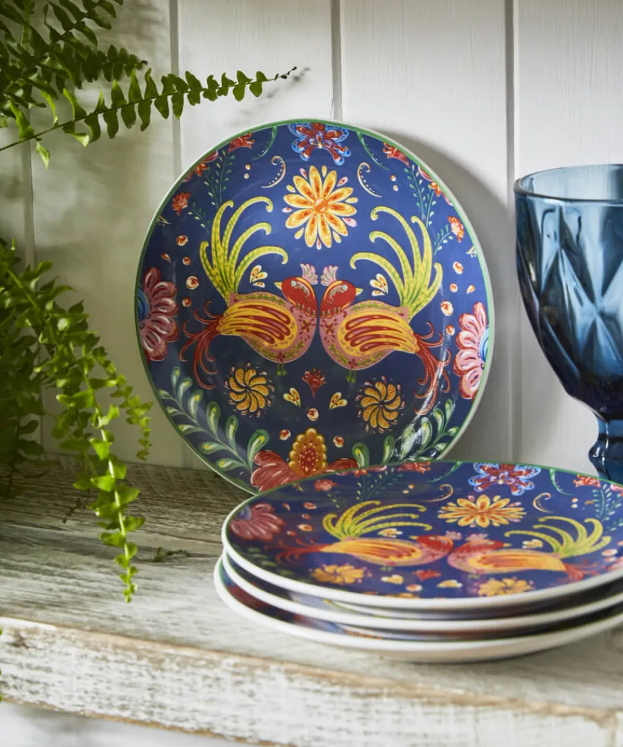 Joe Browns Tableware & Dining<Set Of 4 Folk Floral Side Plates