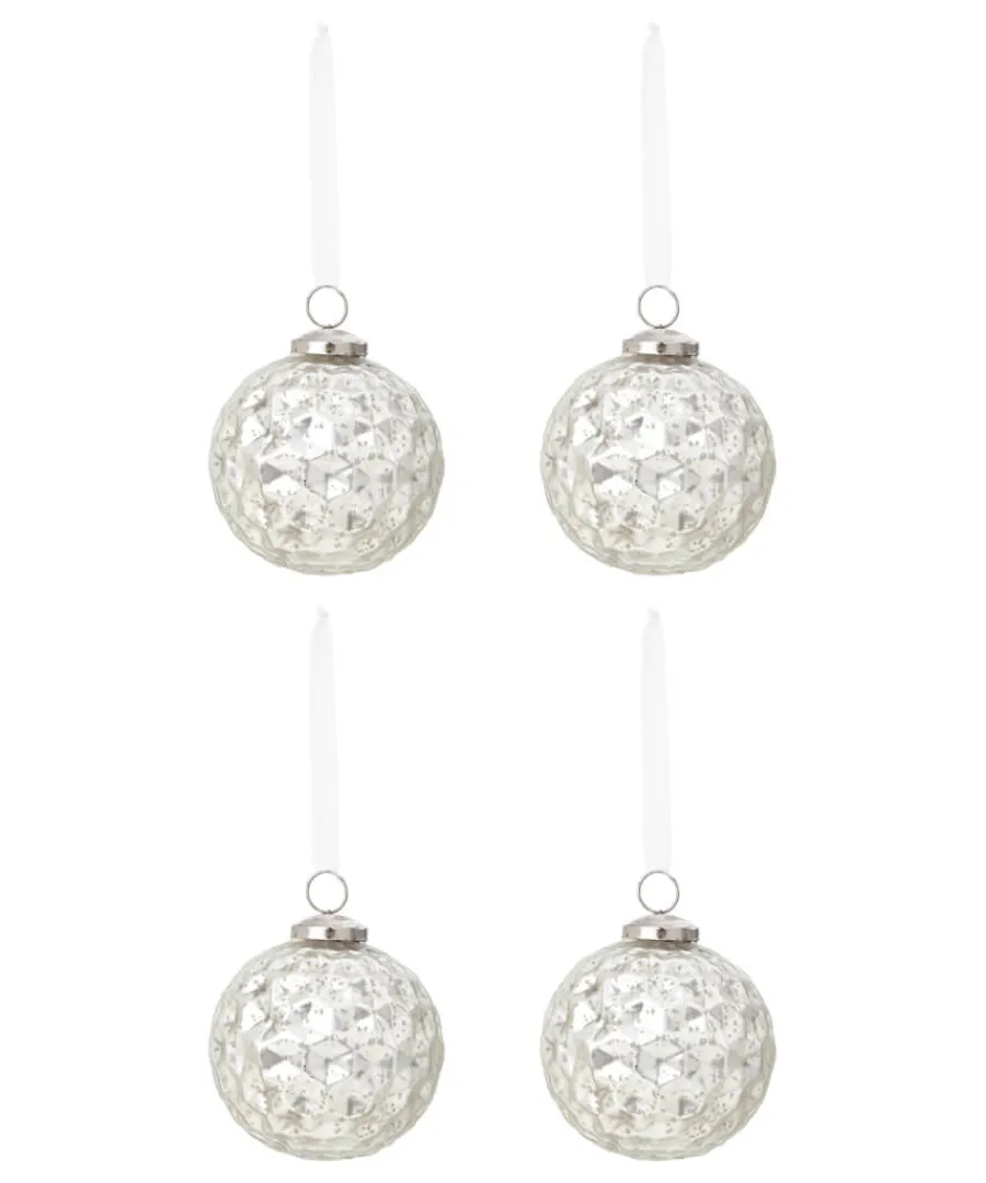 Joe Browns Gifts<Set Of 4 Honeycomb Christmas Baubles